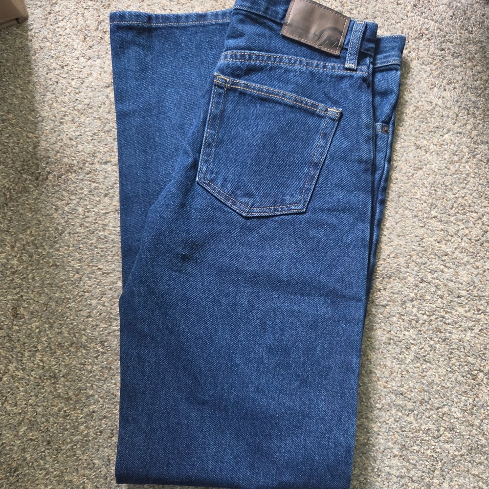 Magellan Outdoors Mens Dark Wash Straight Leg Denim Jeans 30x32 1039MAGDK